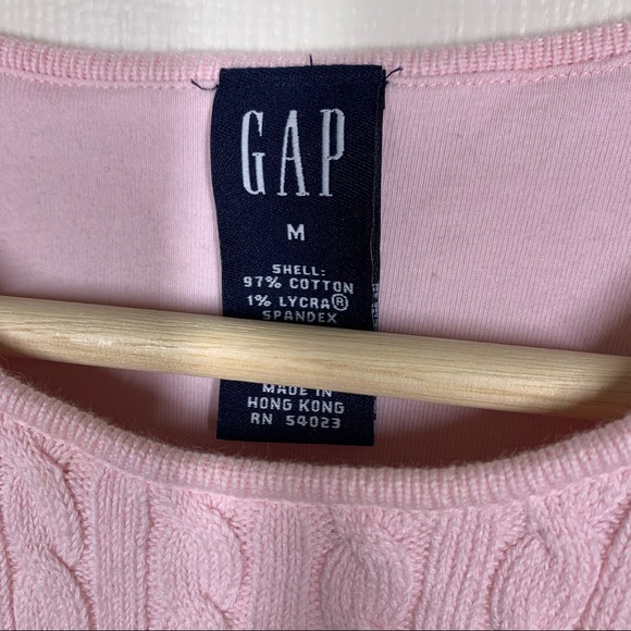 Y2K Gap Cable Knit Halter Neck Top M - Picture 3 of 9